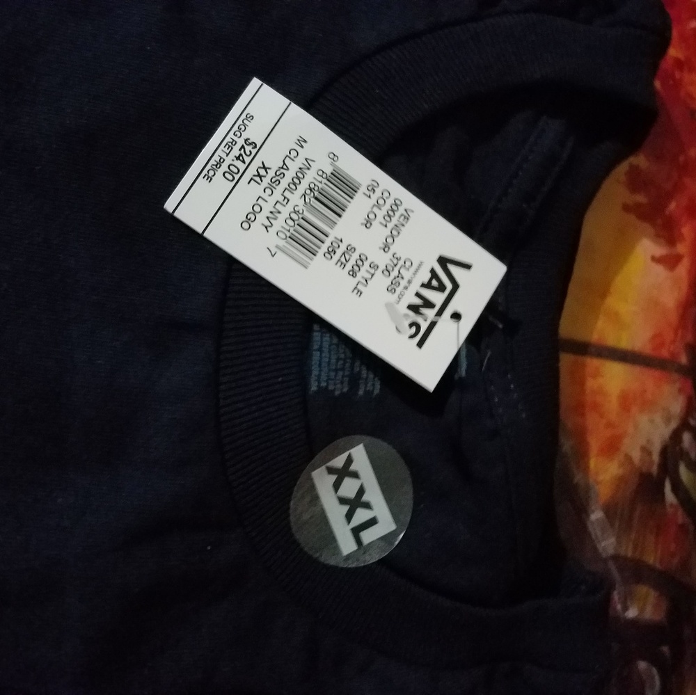 Van's Blue 2XL Short Sleeve T-shirt NWT